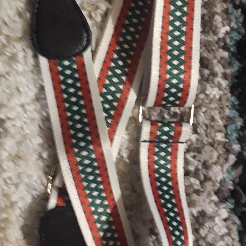 Bag Strap Accessories, 31 inches length, Green Diamond style